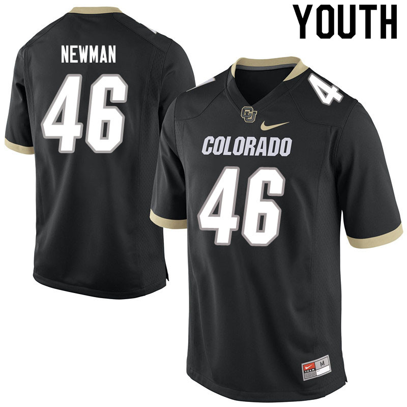 Youth #46 Chase Newman Colorado Buffaloes College Football Jerseys Sale-Black - Click Image to Close